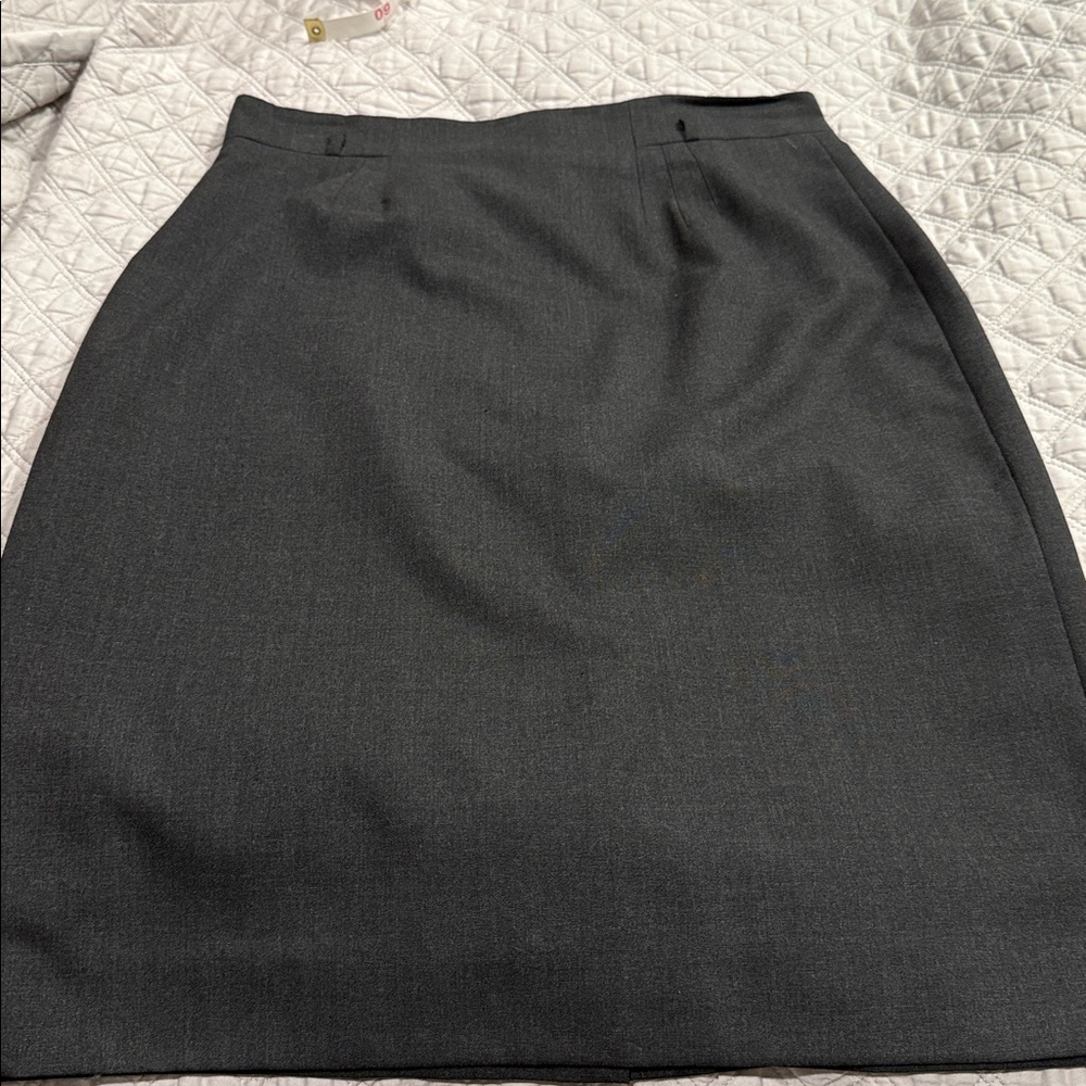 Ann Taylor Gray Pencil Skirt